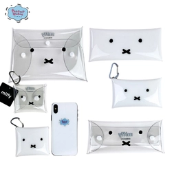 サイズのバリエーションがすごい♪ミッフィーお顔シリーズのクリアマルチケース