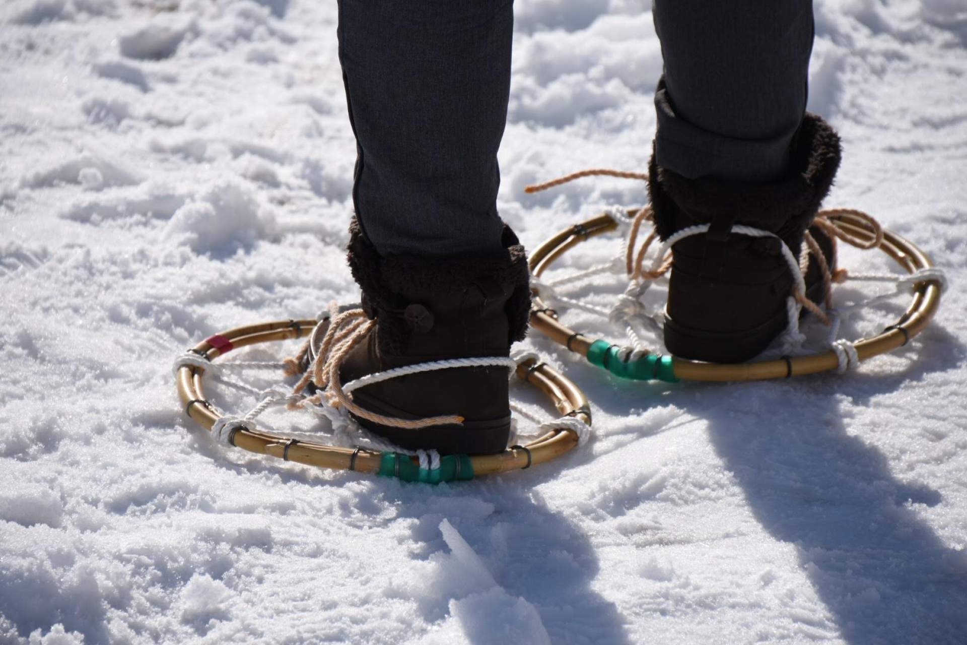 体験例:~特別豪雪地帯で遊ぶ~銀世界を1人占め!かんじき散策体験