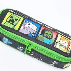 「マインクラフト」のフルオープンポーチで、ストレスフリーな生活を。しっかりとした質感で、収納力も抜群。