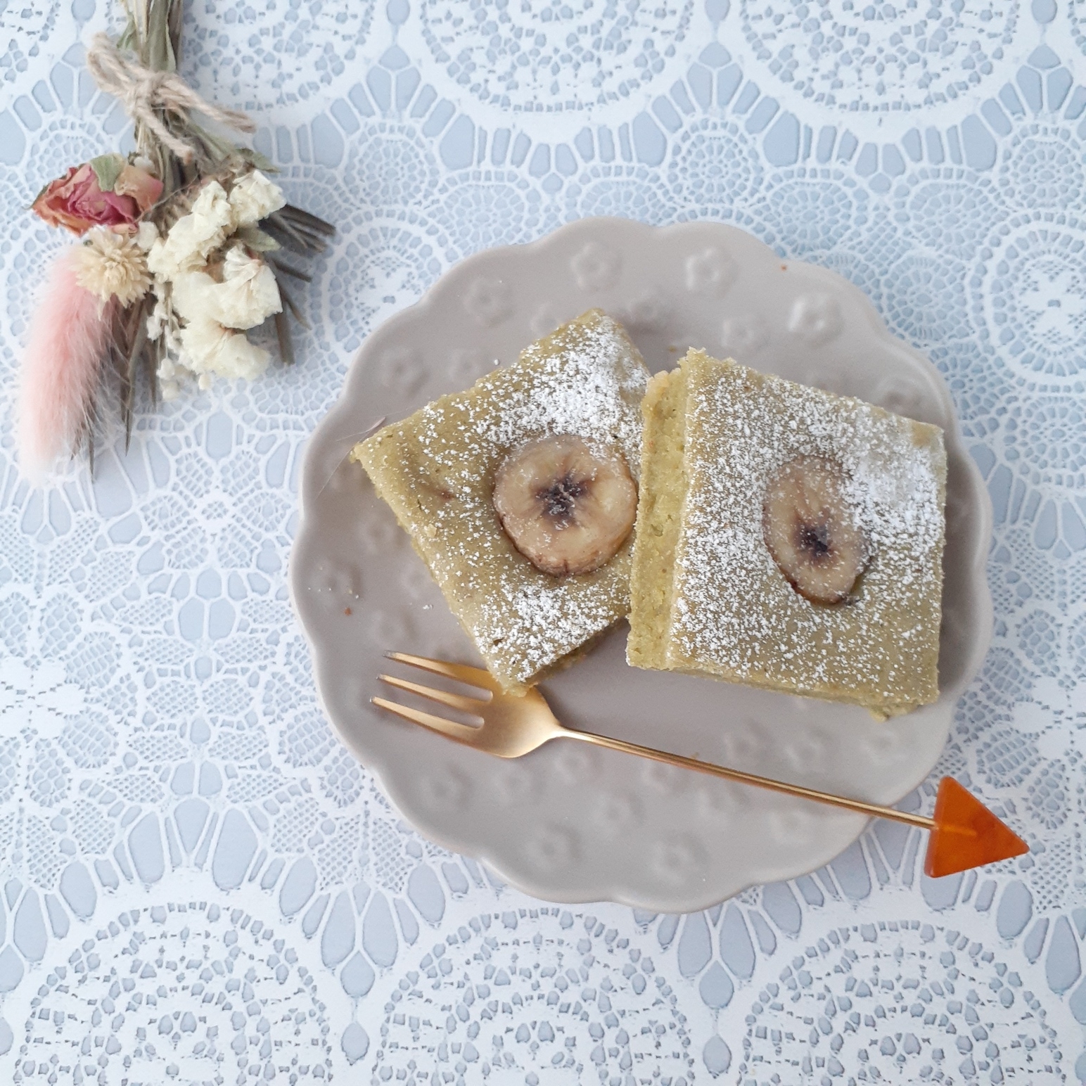 【MATCHA PURE アレンジレシピ ＃6】バナナケーキ