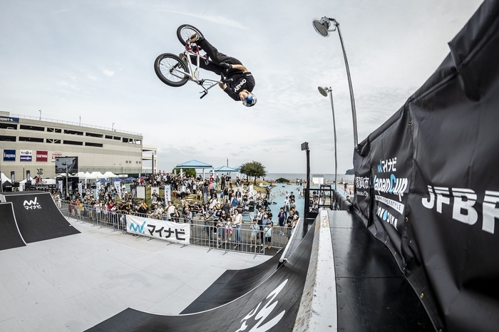 BMXフリースタイルパーク試合風景 1