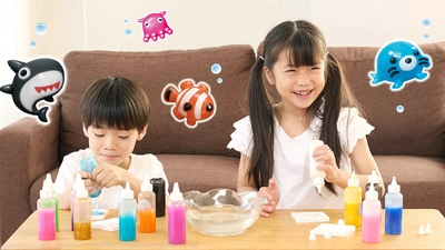 化学反応で作る不思議な知育遊び！ 大人気「ぷにょぷにょアクアリウムmini」シリーズが リニューアル。3月中旬より発売