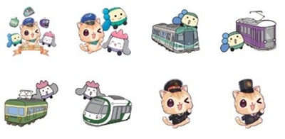 LINEスタンプ（全８種類）