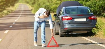 自動車がパンクしてしまった場合