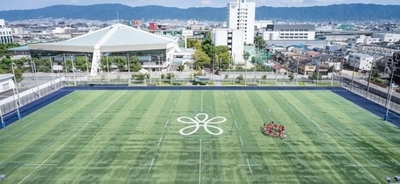 会場となるEキャンパスグラウンド