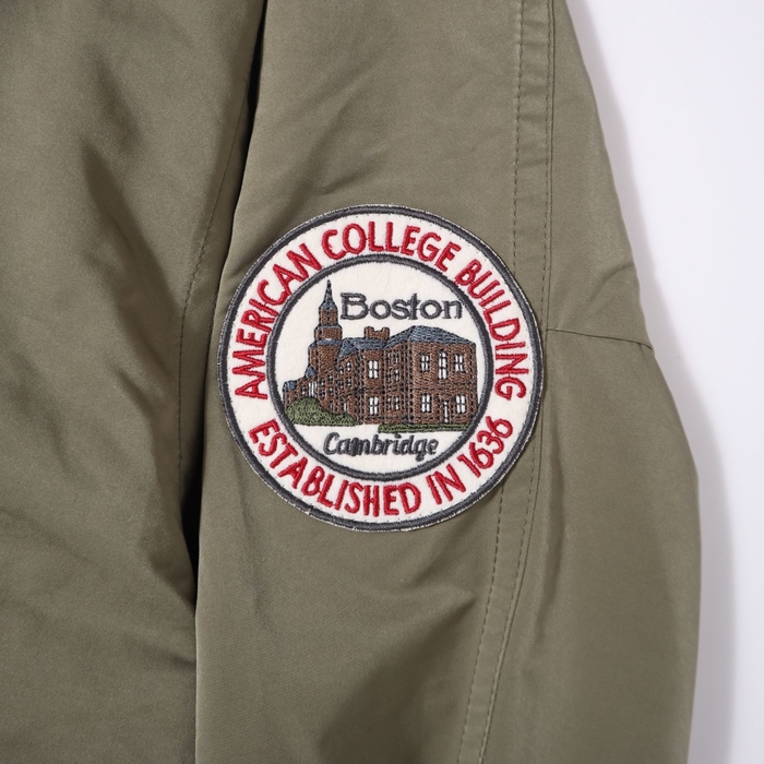 モッズコート　カーキ　袖