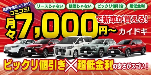 松下モータース、新車値引きと低金利ローンプランを掛け合わせた 「新車カイドキ」サービスを開始
