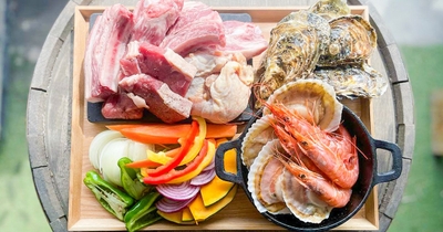 海鮮＆3種のお肉が楽しめる「Premium BBQ」のイメージ