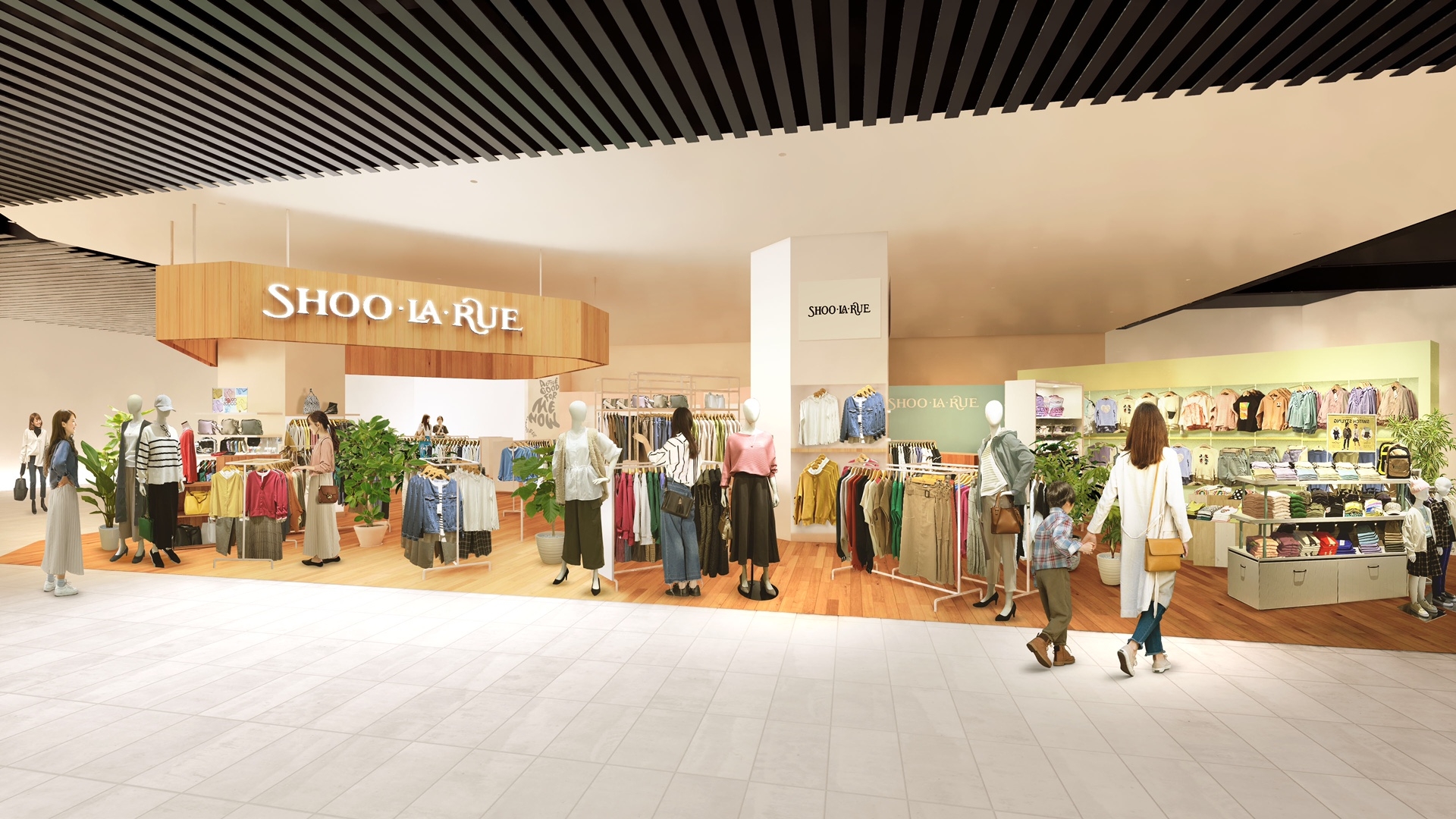 SHOO・LA・RUE(シューラルー) 新コンセプトショップ2号店を3月15日(金) 千葉「流山おおたかの森S・C」にリニューアルオープン!
