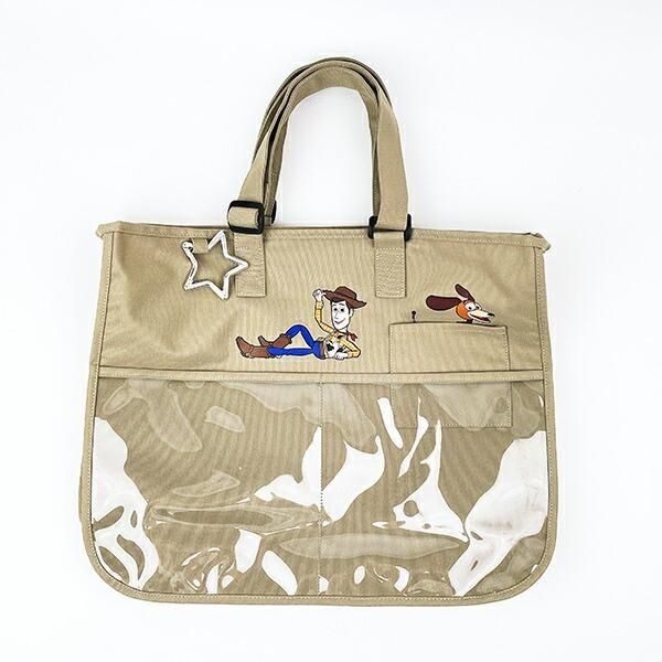アコモデ×トイストーリーのマルチポケットトートバッグ