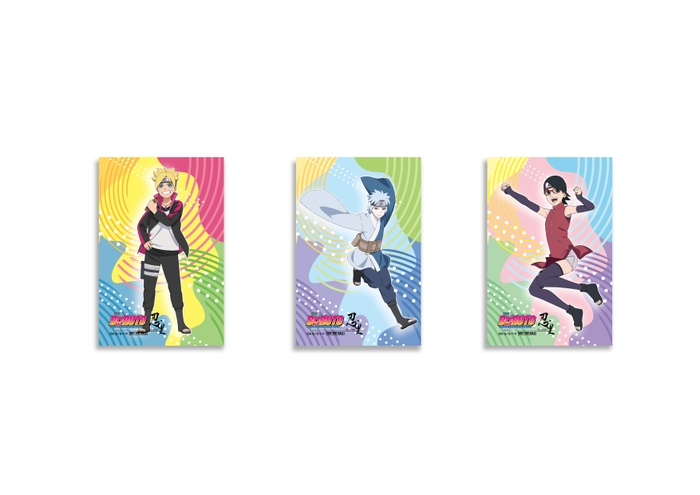 ▲オリジナル缶バッジ(ボルト・ミツキ・サラダ)※画像はイメージ