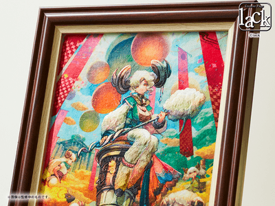 刺しゅうアート（夢雲の羊宮　近影）