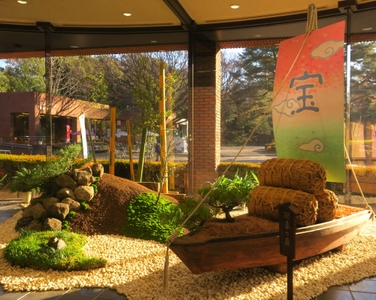 新春の植物展の様子（令和7年撮影）