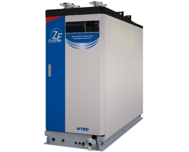 日本サーモエナー、水素焚き真空式温水発生機の初号機をトヨタ自動車