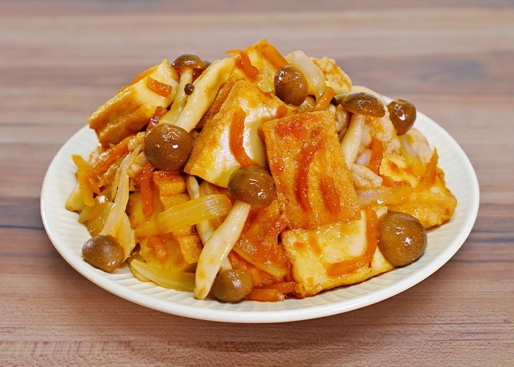 調理例(きのこを加えたアレンジ)