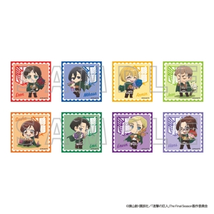 ▲「キューブ型缶バッジ（全8種／ランダム）」 ／385円（税込） ※コンプリートセットあり