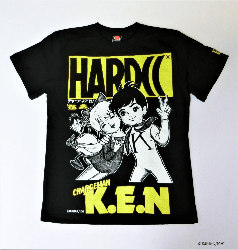 伝説のアニメ「チャージマン研!」のコラボTシャツが ハードコア
