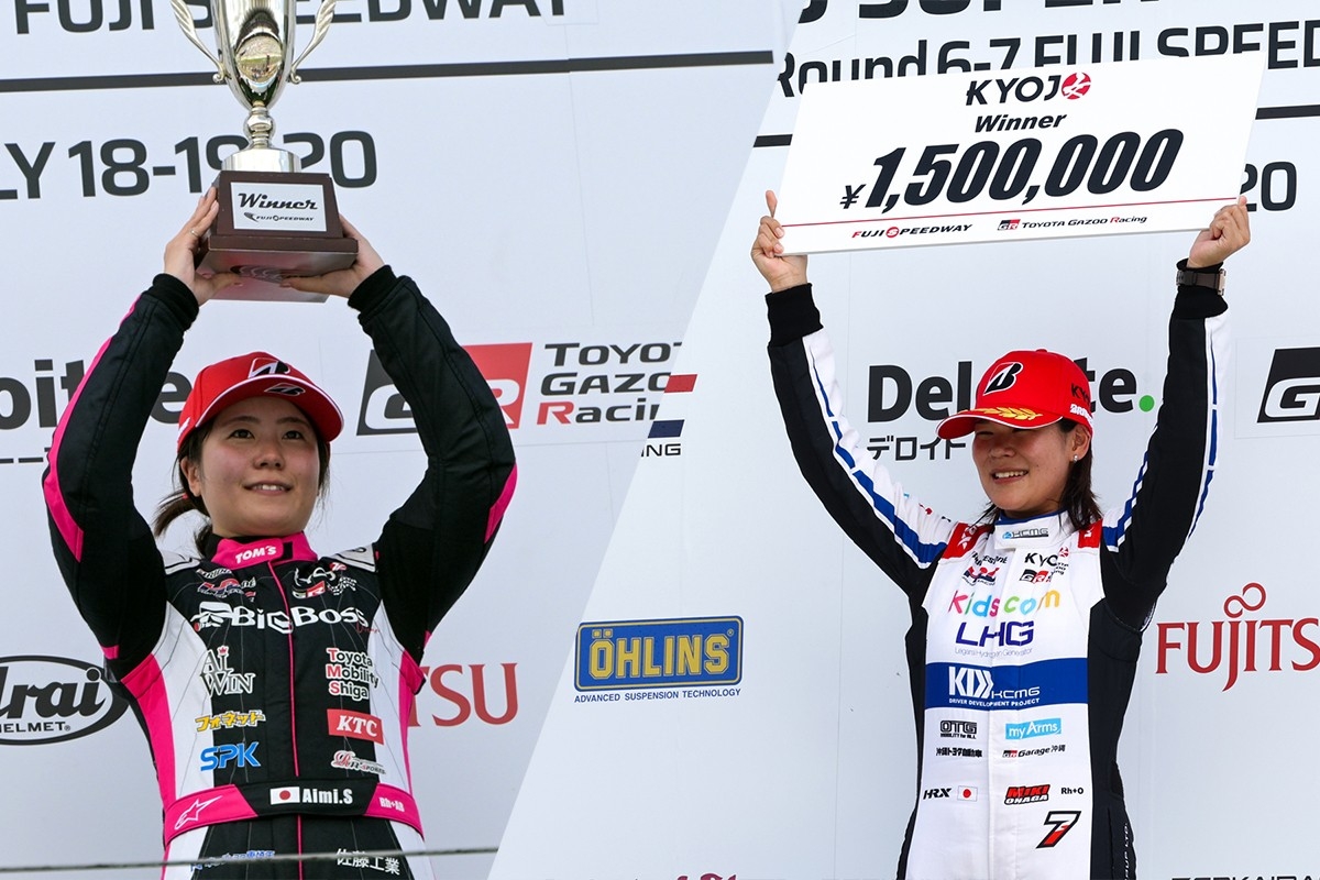 全日本スーパーフォーミュラ選手権との併催大会は 斎藤愛未と翁長実希が勝利を分け合う