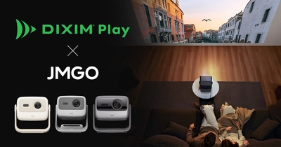 テレビ番組視聴アプリ「DiXiM Play」、 Google TV搭載プロジェクター「JMGO N1Sシリーズ」の 最新3機種に対応