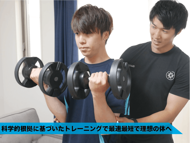 科学的根拠に基づいたトレーニング→最速最短で理想の体へ!
