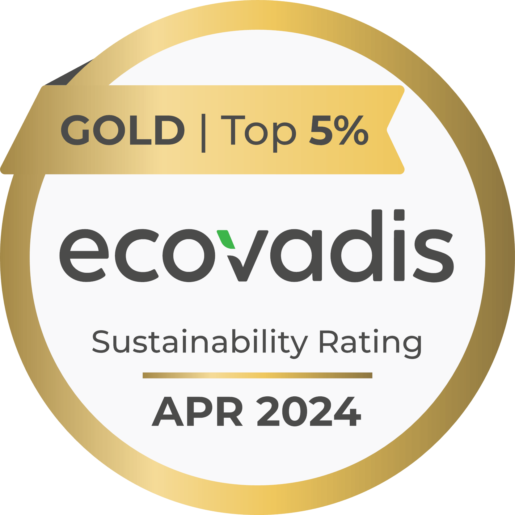 EcoVadis ゴールド評価