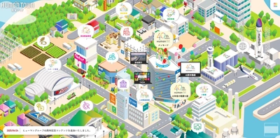 2065年に「なくならない仕事」「新たな職業」は？　“なりたい自分”を考えるための架空の街「Human Town」にヒューマングループ創業40周年記念コンテンツを新たに公開