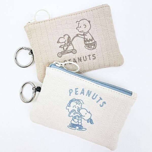 バッグのアクセサリーにも！「スヌーピー」ダイカットサガラ刺繍パス