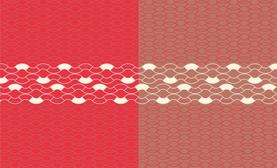 扇子柄をあしらい帯に見立てた座席シート図柄