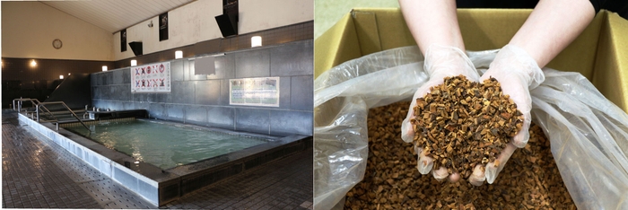 (画像)今月の特別湯「桜皮風呂」