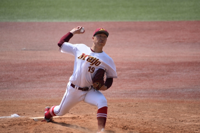 最速153㌔を記録した天野投手