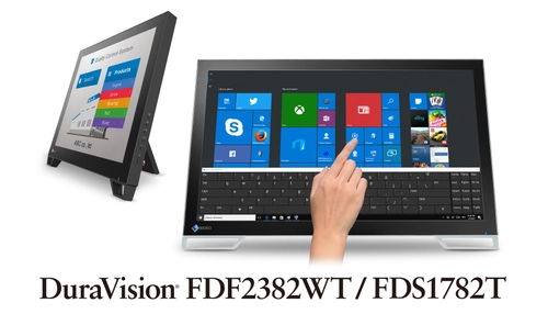 10点マルチタッチ対応、ペンでスムーズに入力できる 23型ワイド・17型のタッチパネル液晶モニターを発売
