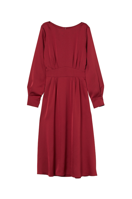 サテンワンピース¥5,999