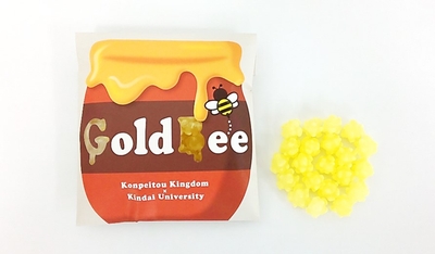 近大ハニーを使用したコンペイトウ「Gold Bee」