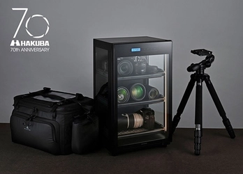 湿気やホコリからカメラを守る電子式防湿保管庫「E-ドライボックスシリーズ」にハクバ創立70周年を記念したプレミアムモデルを新発売！