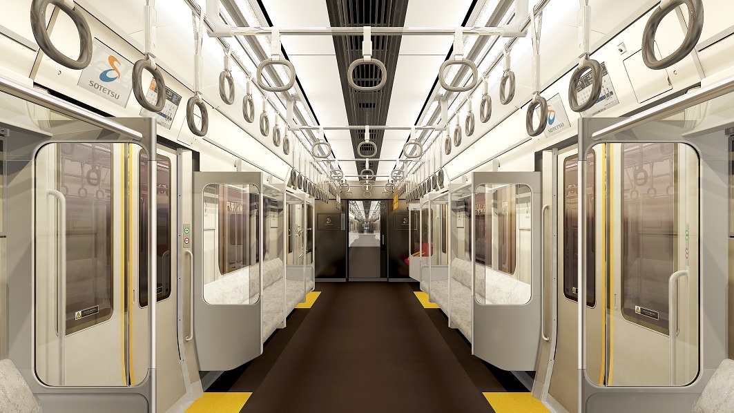 「12000系」をベースにした内装デザイン (イメージ)