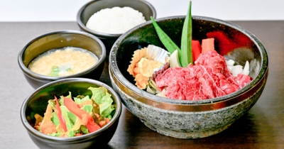 ランチ限定石焼メニュー「漢気（おとこぎ）ランチ」のイメージ