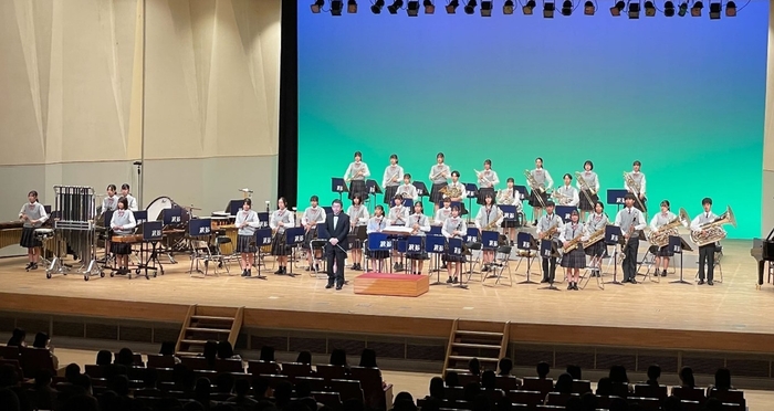 令和5年度(2023年度)「第39回吹奏楽部定期演奏会」の様子