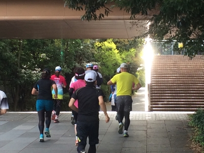 ランニングの様子