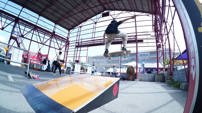 スケートエリアの様子