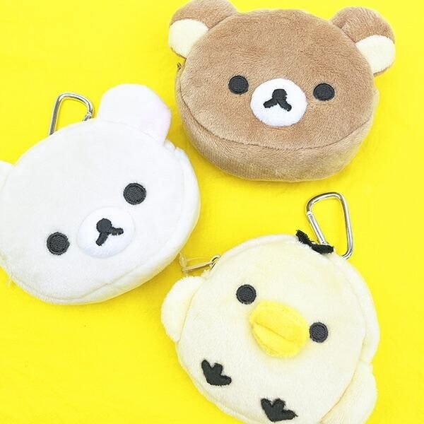 リラックマたちといつでも一緒！カラビナ付きフェイスミニポーチが可愛くて優秀