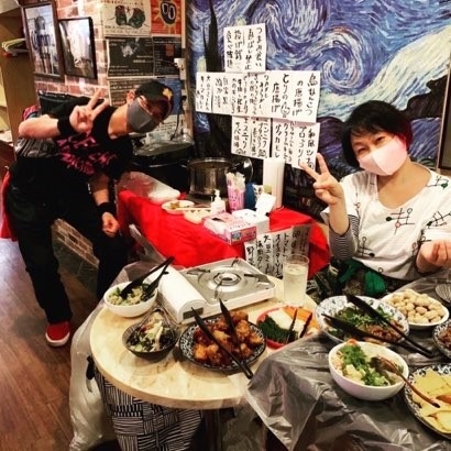 音楽イベントのケータリング時の様子