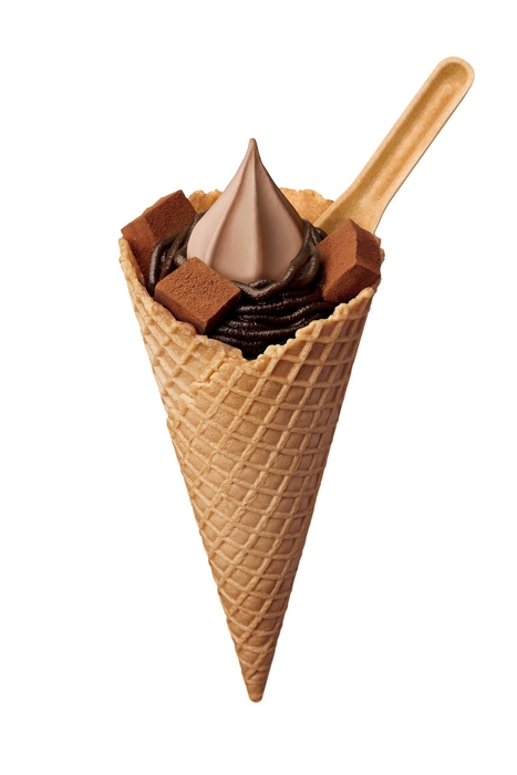 プレミアムソフト‐トリプルショコラ‐ コーン イメージ画像
