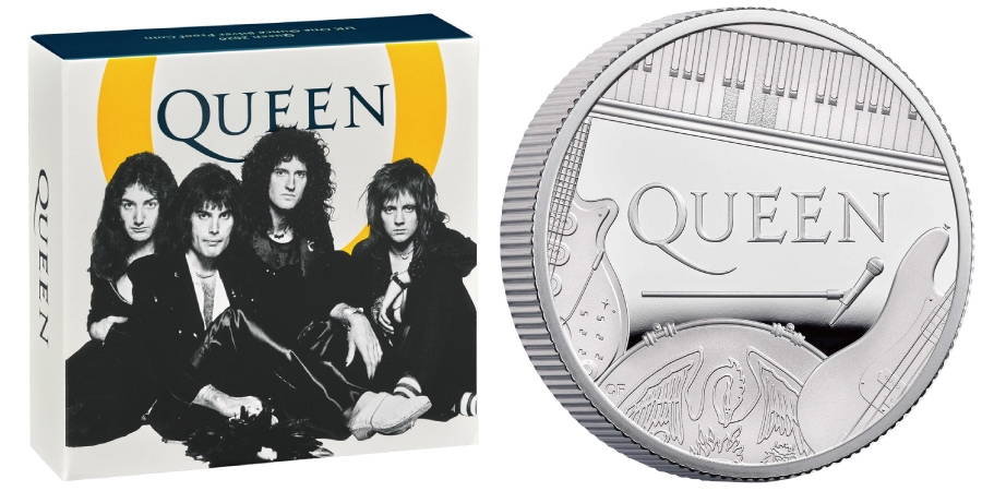 ロックバンド QUEENの記念コインが1月23日登場 メンバー4人それぞれの ロックバンド QUEENの記念コインが1月23日登場 メンバー4人それぞれの