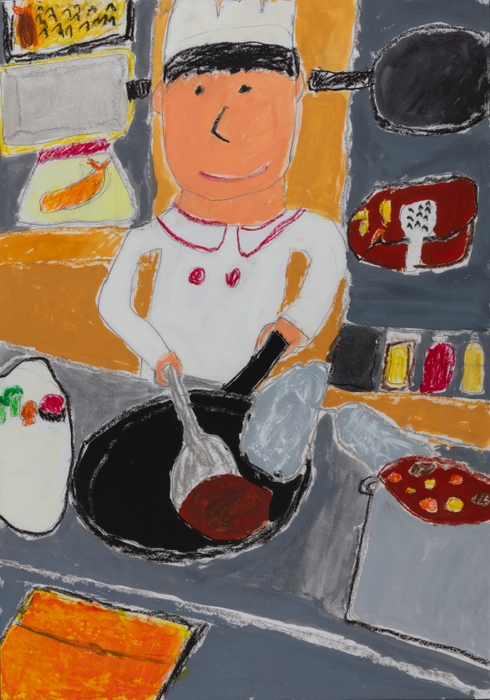 令和7年度 厚生労働大臣賞 (小学生の部)おいしいハンバーグをやくよ