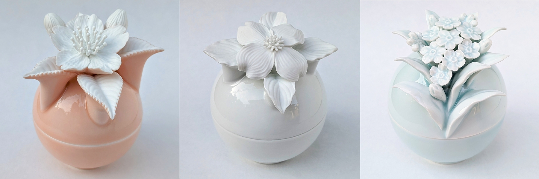 【本物】くっきー！ご本人手作り “指花” 陶器 焼き物人形☆花を摘む少女 その他人形 さくら工房 通販 11115640