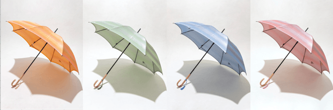 D-VEC 甲州織 晴雨兼用長傘 55