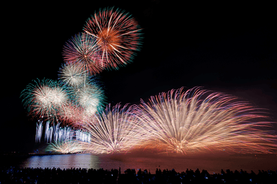 『三国花火大会　8/11開催』