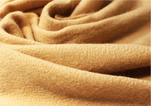 波付きカシミヤ起毛