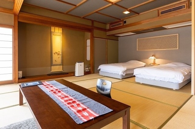 メゾネットや露天風呂付など ニーズに応える多彩な<客室>