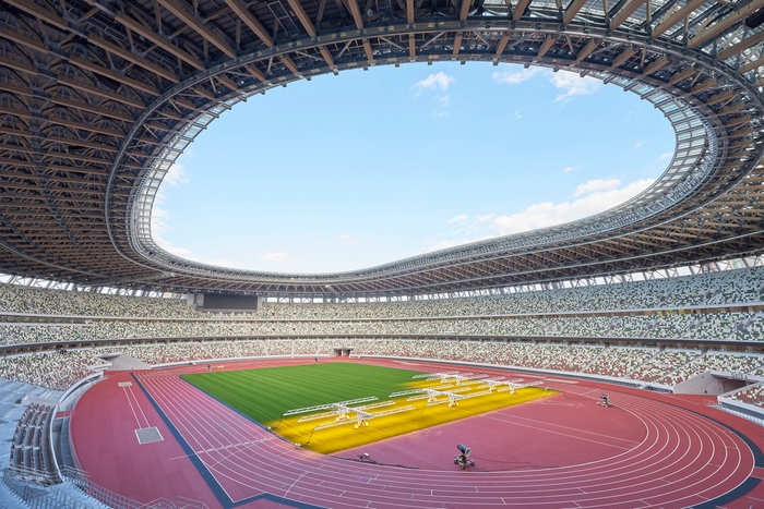 舞台は東京・国立競技場(Copyright：JAPAN SPORT COUNCIL)